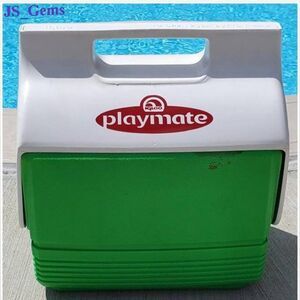Vintage Igloo Playmate Cooler Retro Mini Green 4 Quarts 6 Can Swivel Lid VTG